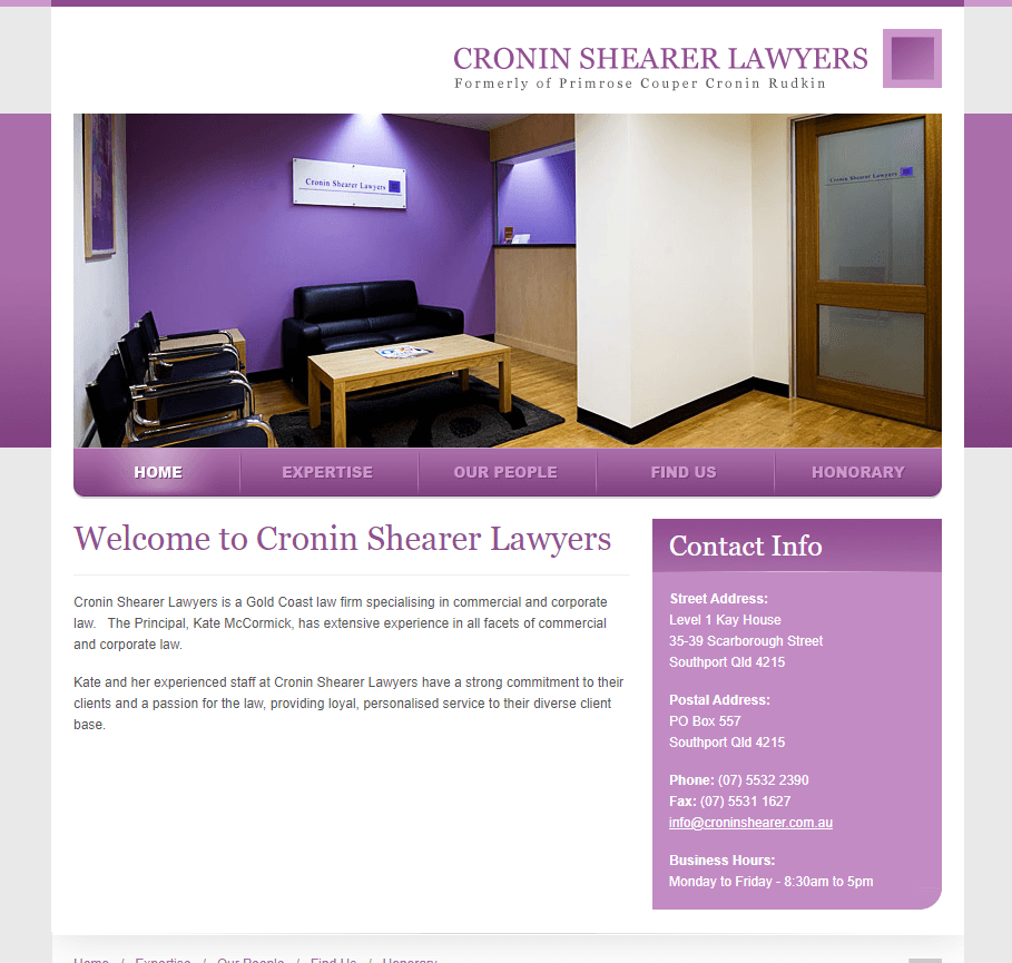 Cronin Shearer Lawyers