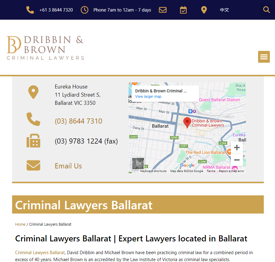 Dribbin & Brown Criminal Lawyers
