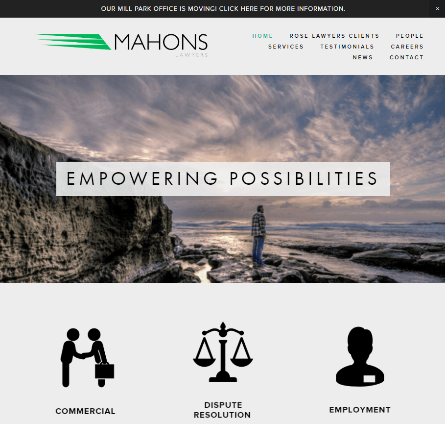 Mahons With Yuncken & Yuncken Lawyers